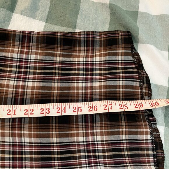 Y2K Wrangler Shirt Mens Plaid Pearl Snap Western Cowboy Winchester Grunge - Picture 5 of 6